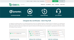 Desktop Screenshot of clickssl.net