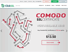 Tablet Screenshot of clickssl.net
